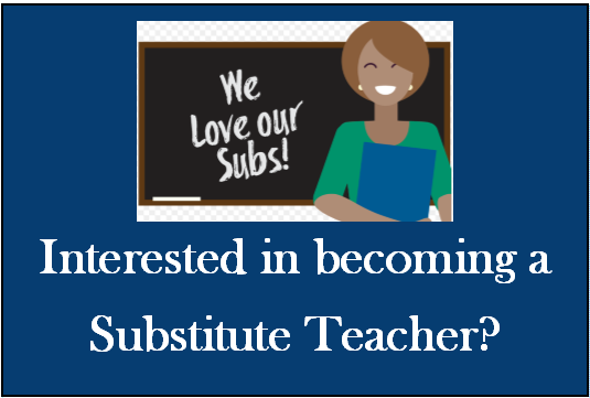 Interested in becoming a Substitute Teacher?