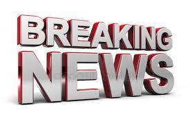 Picture of Breaking News text